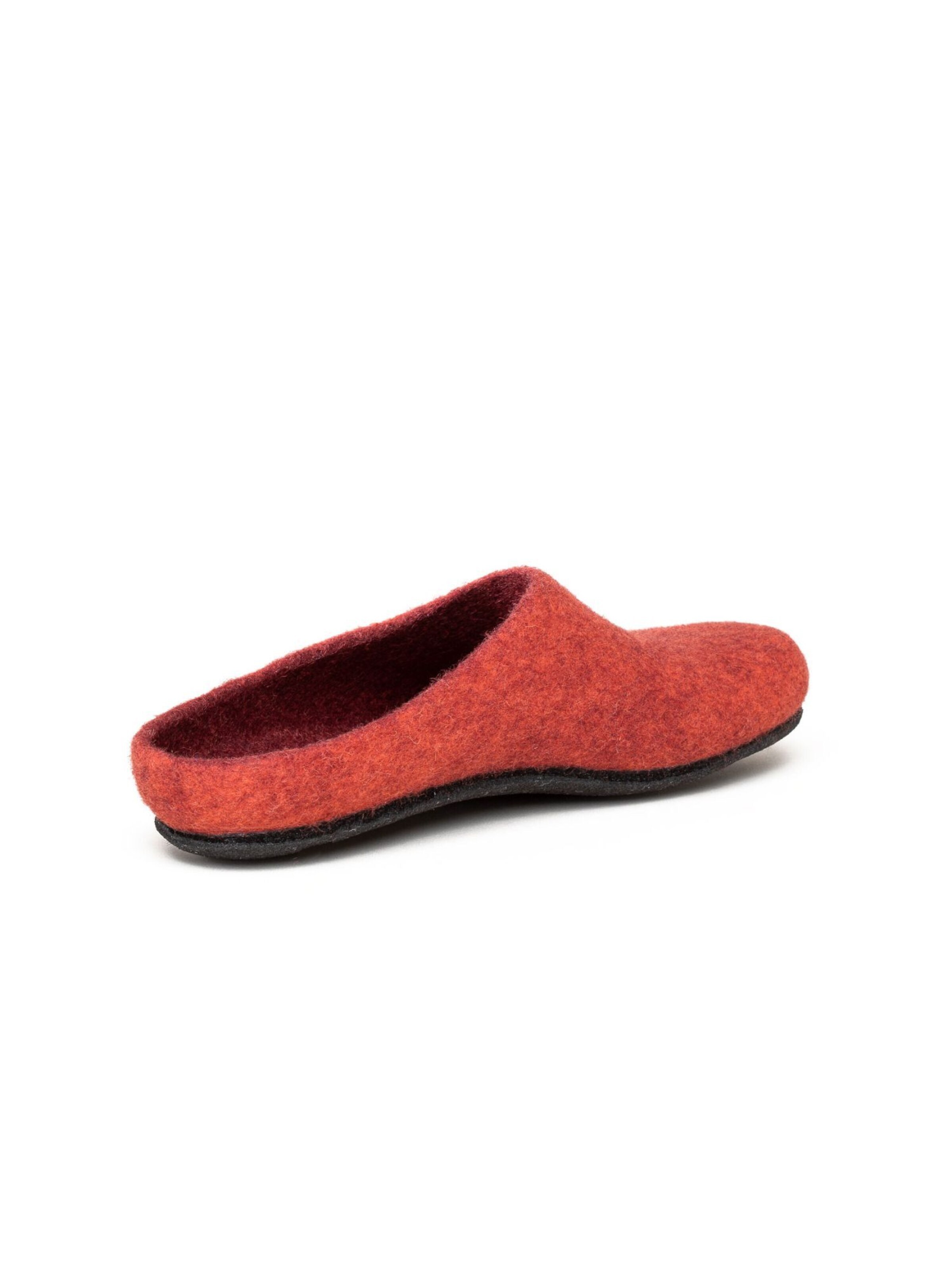 MagicFelt Slippers 'Filzpantoffel Magicfelt 709' in Orange