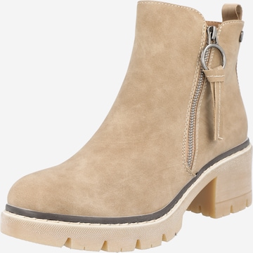 Refresh Stiefelette in Beige: predná strana