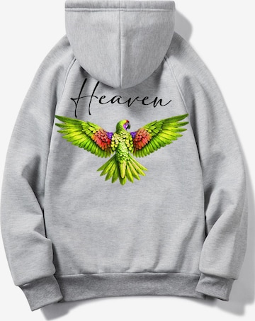 RMK Sweatshirt 'Heaven' in Grau: Vorderseite