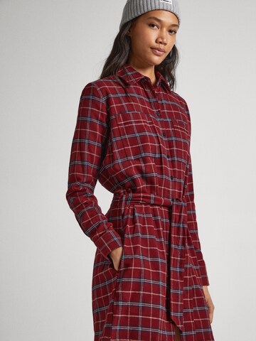 Pepe Jeans Shirt Dress 'KAROLA' in Red