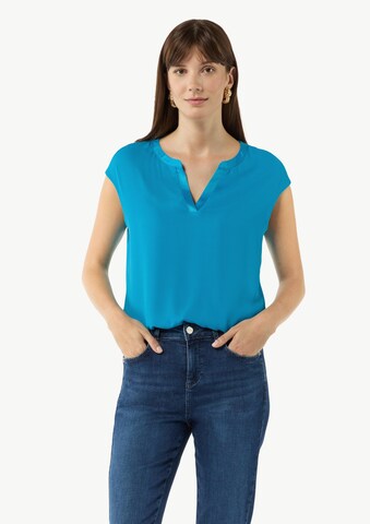 COMMA Shirt in Blau: Vorderseite