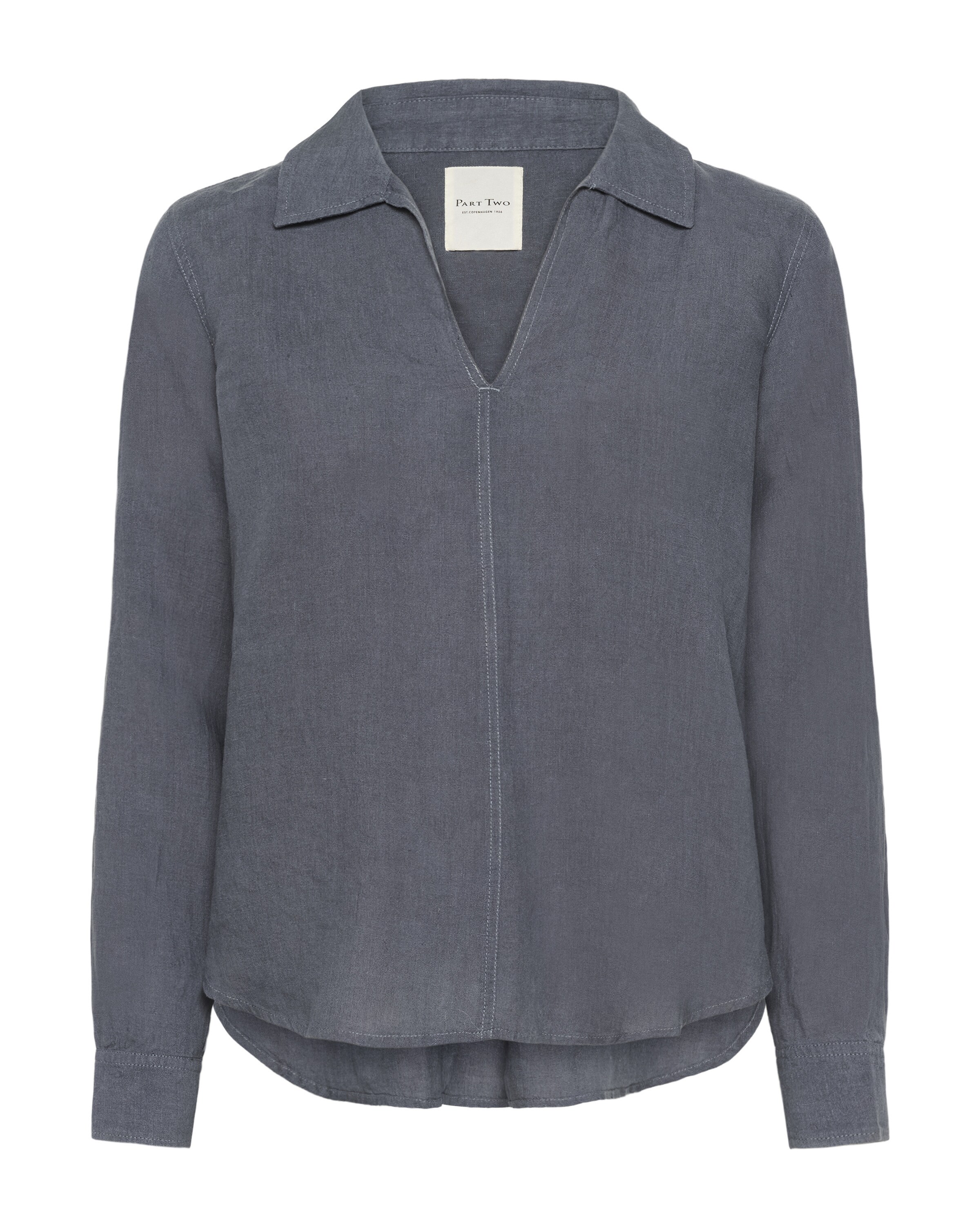 Part Two Blouse 'Natalee' in Grijs: voorkant