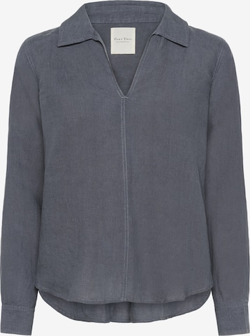 Part Two Blouse 'Natalee' in Grijs: voorkant
