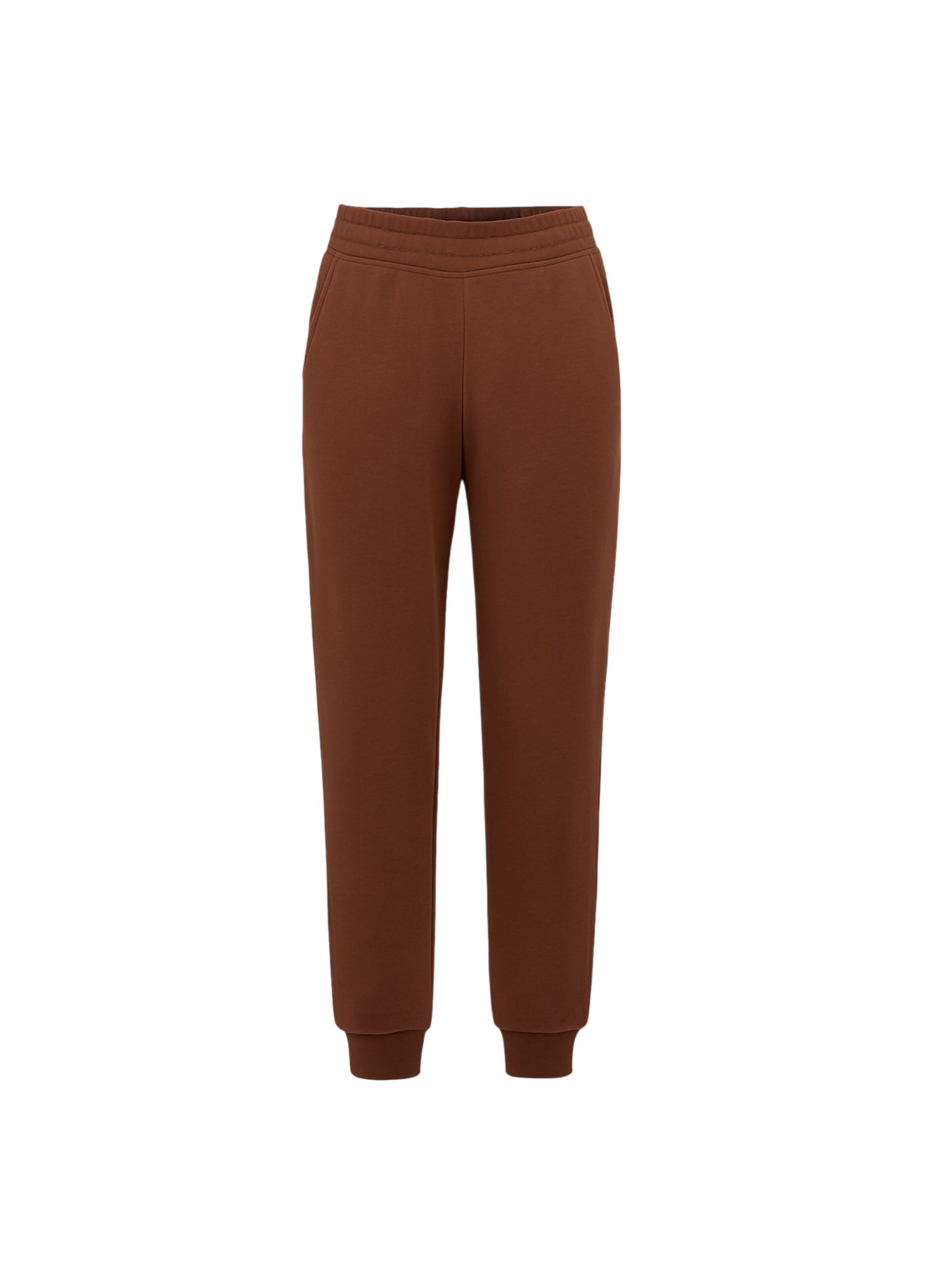 Effilé Pantalon BASSIGUE en marron : devant