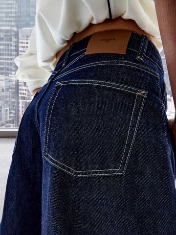 Bershka Baggy Farmer - kék