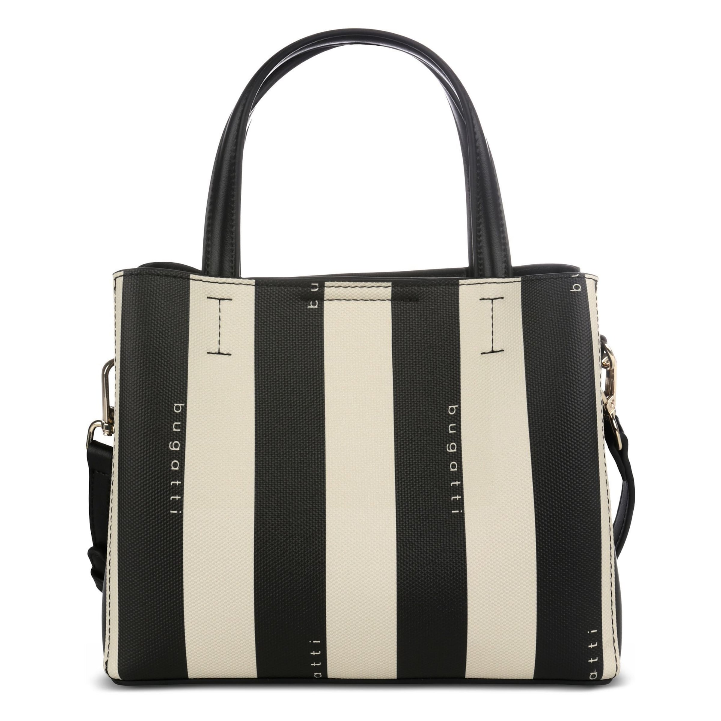 Borsa a mano 'Cleo' di bugatti in nero: frontale