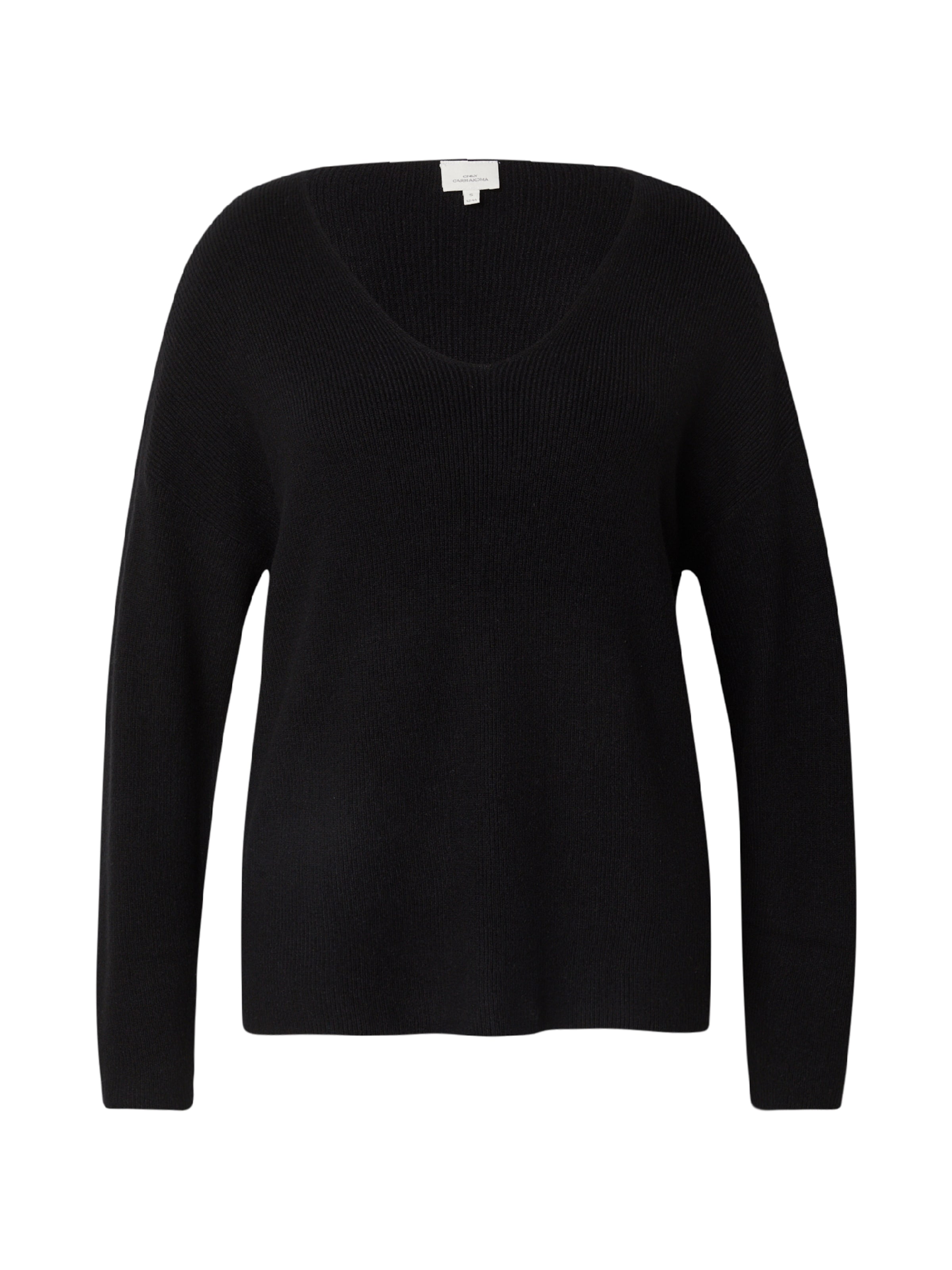 ONLY Carmakoma Свитер 'CARIbi' в Черный: спереди