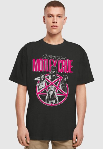 Merchcode Shirt 'Motley Crue - Vintage Shout At The Devil' in Zwart: voorkant