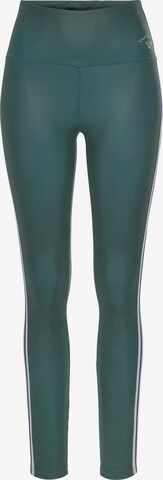Skinny Pantaloni sport de la LASCANA ACTIVE pe verde: față