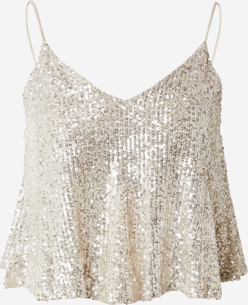 River Island Blouse in Goud: voorkant