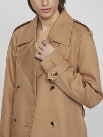 VILA Between-Seasons Coat in Brown