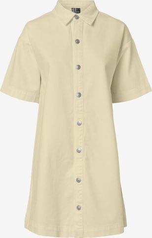 PIECES Kleid 'PCSKY' in Gelb: Vorderseite