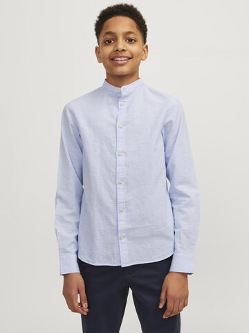 Jack & Jones Junior Regular fit Button Up Shirt in Blue: front