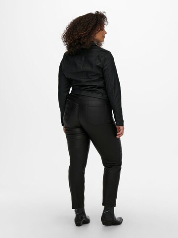 ONLY Carmakoma Slimfit Broek 'Emily' in Zwart