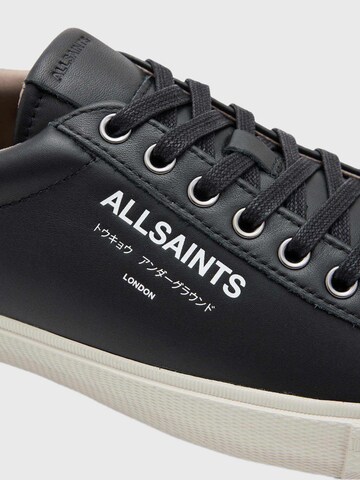 AllSaints Trampki niskie 'UNDGRND' w kolorze czarny
