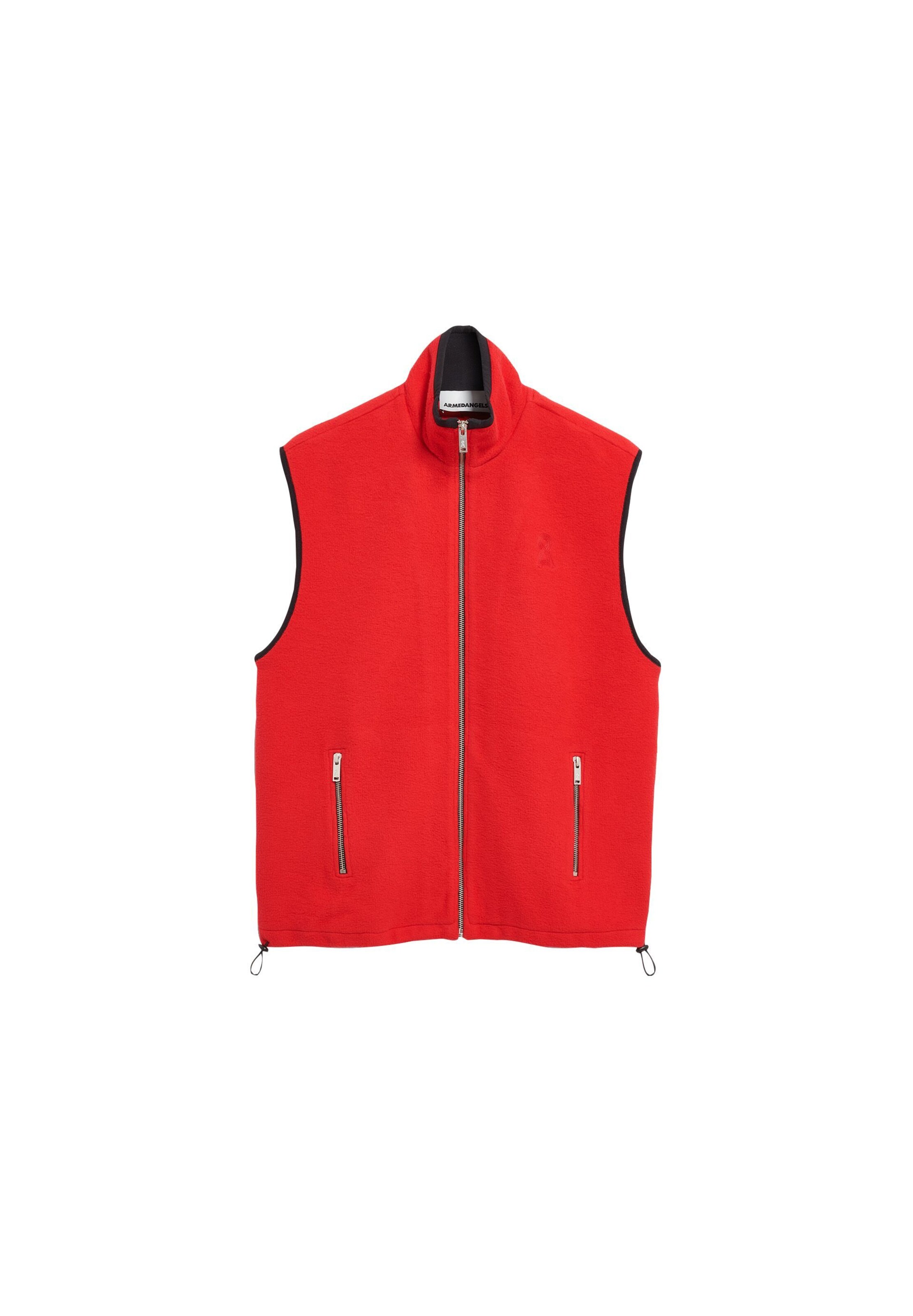 ARMEDANGELS Bodywarmer in Rood: voorkant