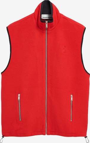 ARMEDANGELS Bodywarmer in Rood: voorkant