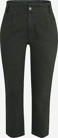 Trendyol Petite - Slimfit Pantalón vaquero plisado en verde: frente