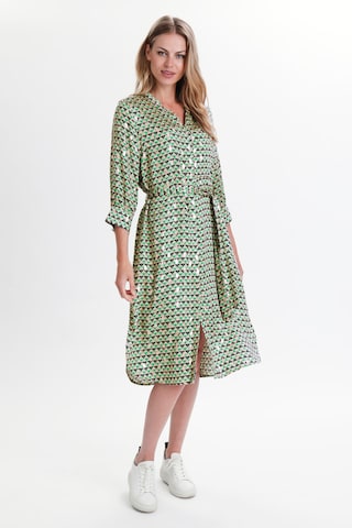 Robe-chemise 'malin' CULTURE en vert