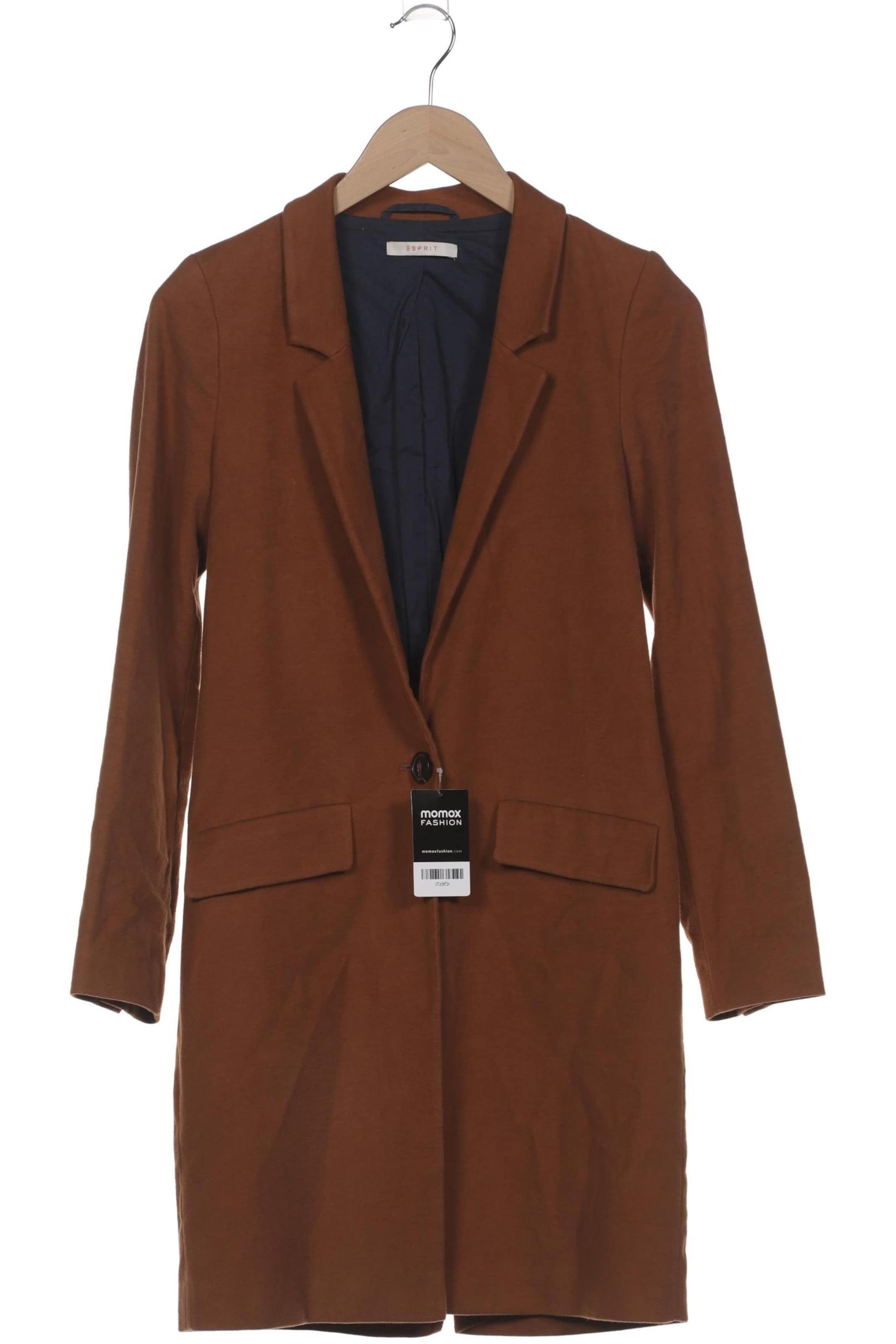ESPRIT Jacket & Coat in XS in Brown: front
