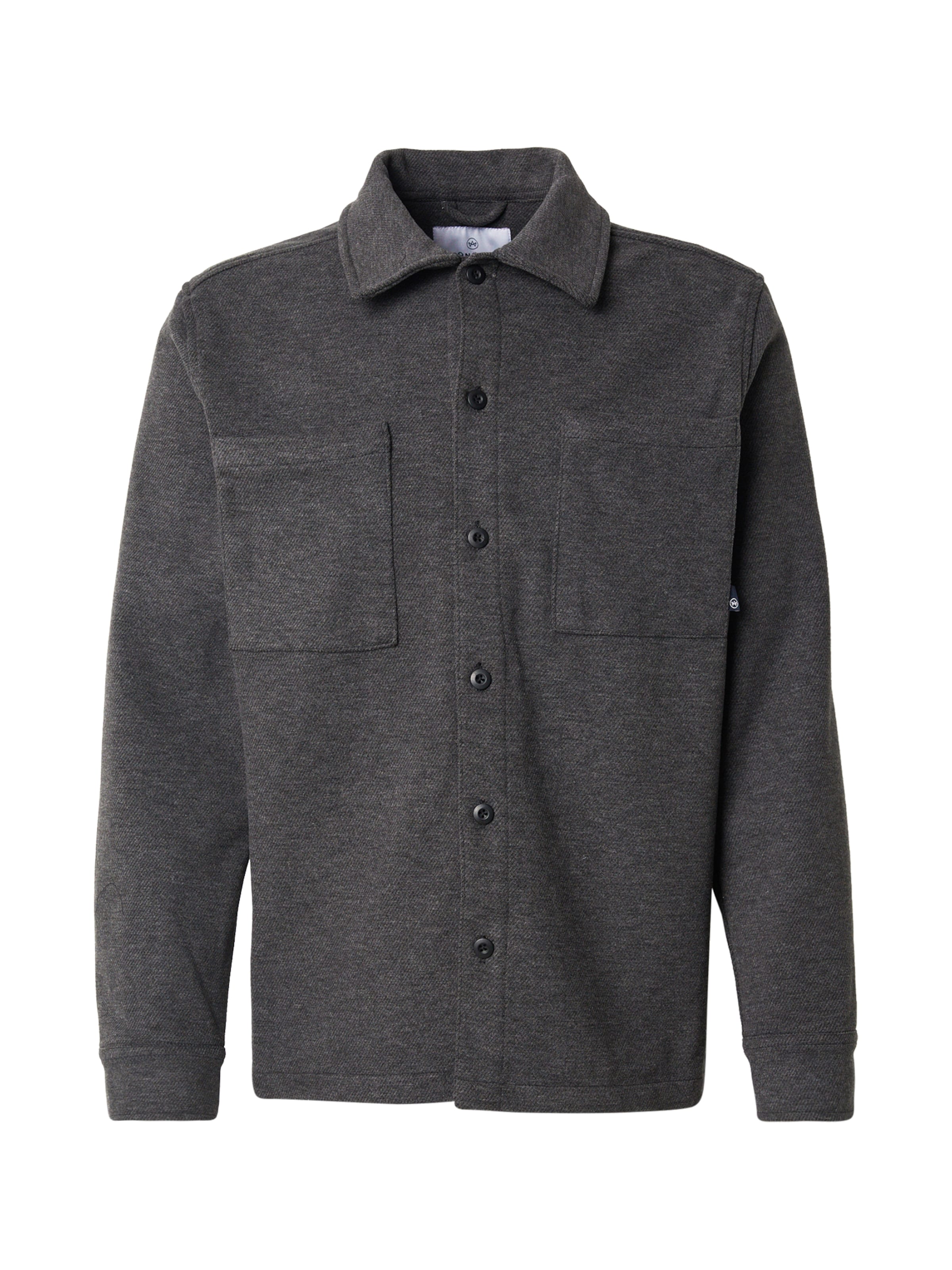 Kronstadt Comfort Fit Skjorte 'Rowe' i grå: forside