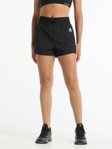 A-Game Regular Workout Pants 'Pace' in Black: front