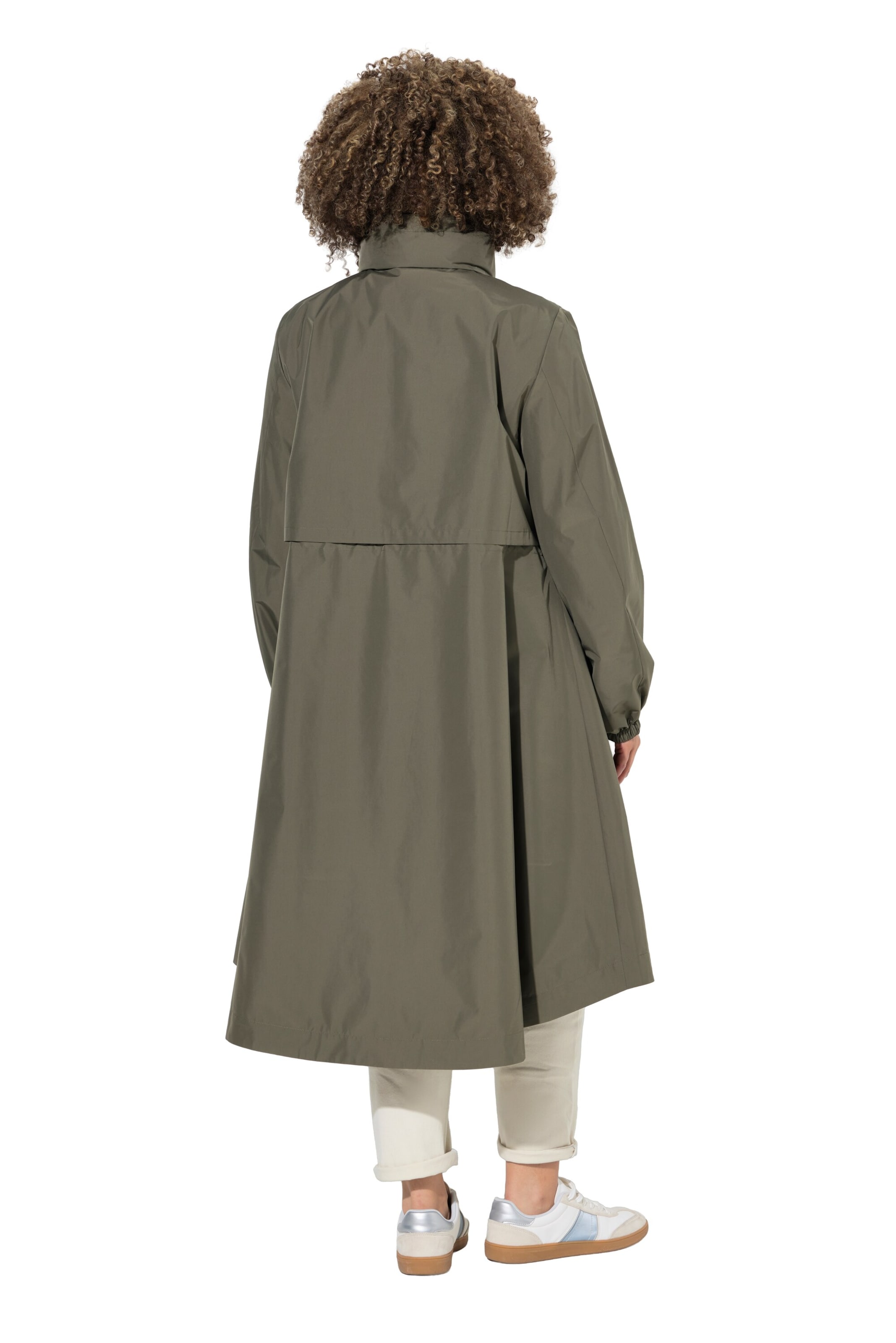 Ulla Popken Between-seasons coat in Green