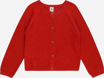 PETIT BATEAU Strickjacke in Rot: predná strana