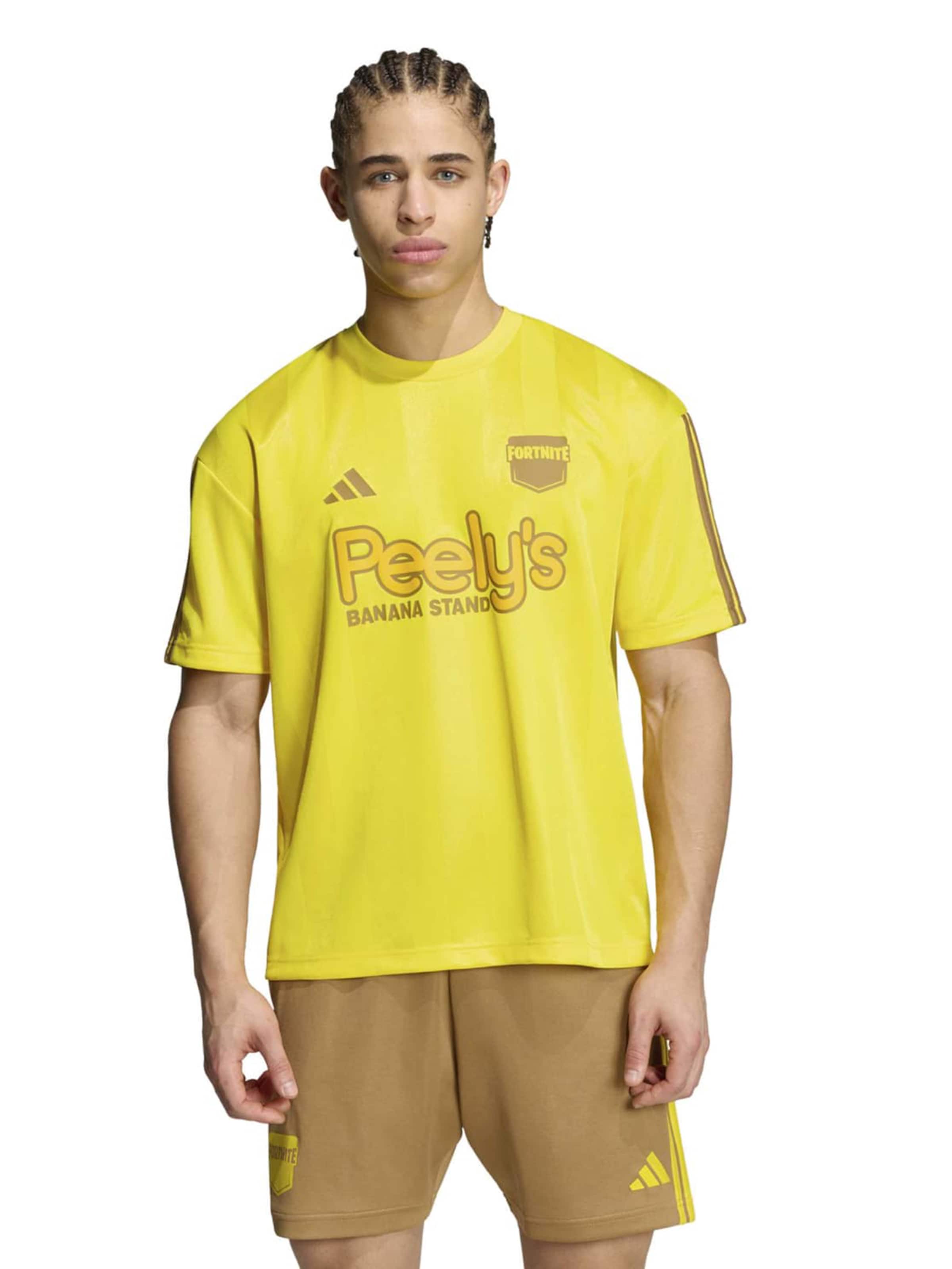 T-Shirt fonctionnel ADIDAS SPORTSWEAR en jaune : devant