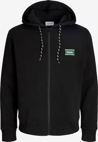 Jack & Jones PlusGornji dio trenirke 'JJBUSTER' - crna boja: prednji dio