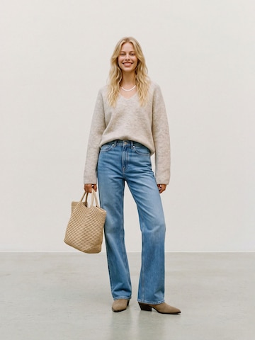 VERO MODA Sveter 'VMBerry' - Béžová