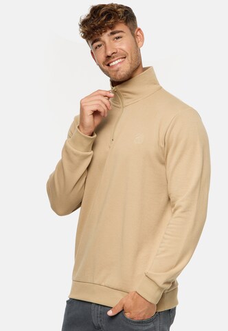 Sweat-shirt 'Brandt' INDICODE JEANS en beige