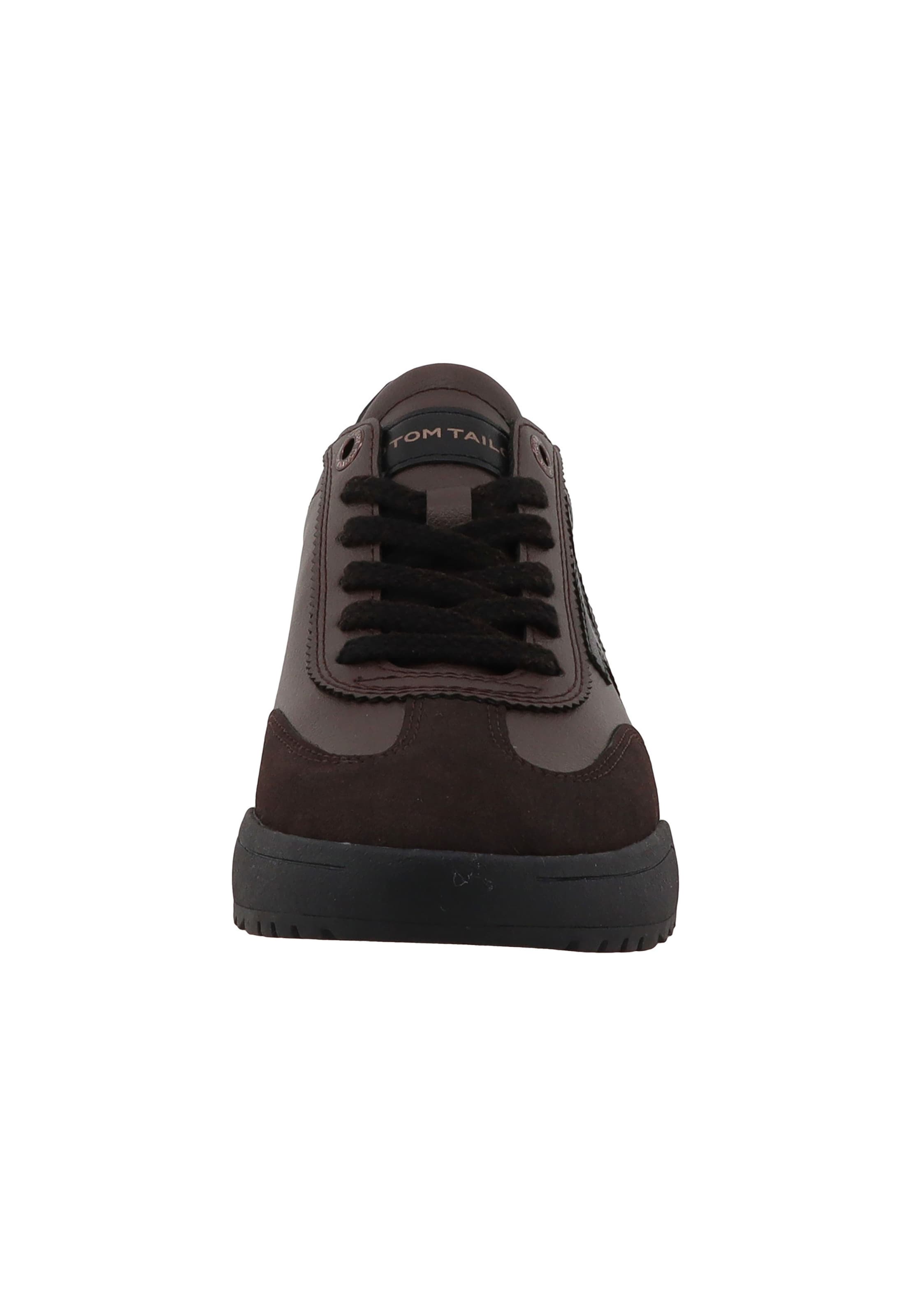 TOM TAILOR Sneaker in Braun