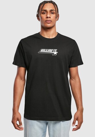 Mister Tee Shirt in Black: front