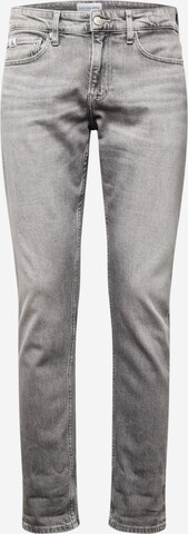 Calvin Klein Jeans Slimfit Jeans 'SLIM' in Grijs: voorkant