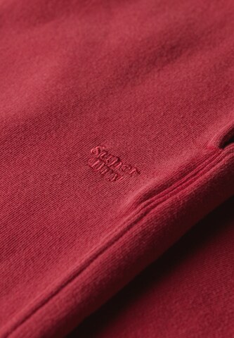 Wide Leg Pantalon Superdry en rouge