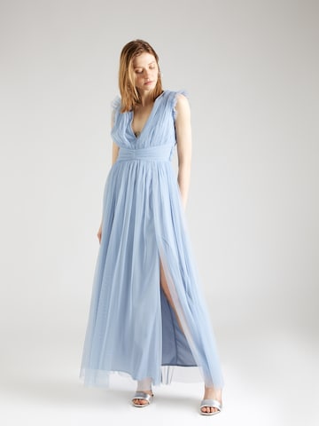 Maya Deluxe Evening Dress in Blue