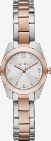 Montre à affichage analogique DKNY en argent : devant