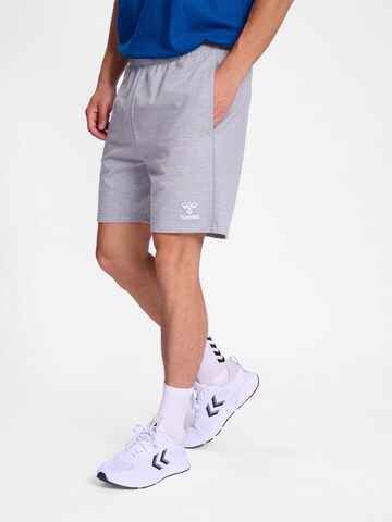 Hummel Regular Workout Pants 'GO 2.0' in Grey: front