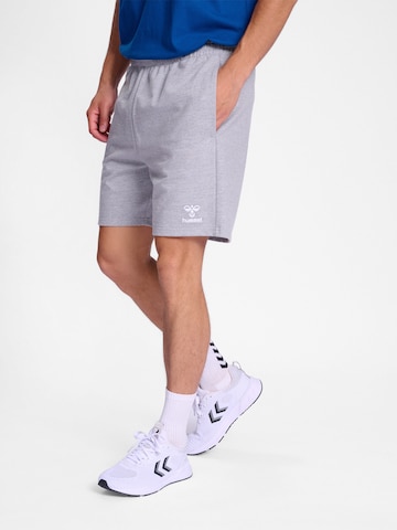 Hummel Regular Workout Pants 'GO 2.0' in Grey: front