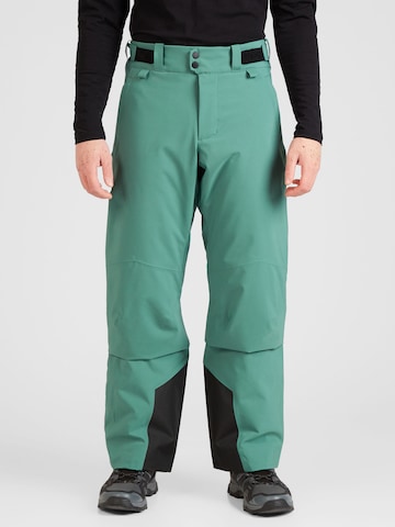 PEAK PERFORMANCE Regularen Športne hlače | zelena barva: sprednja stran
