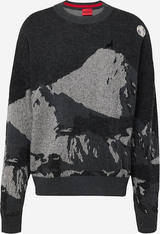 Pullover 'Sermatt' di HUGO Red in grigio: frontale