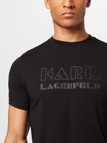 Tricou de la Karl Lagerfeld pe negru