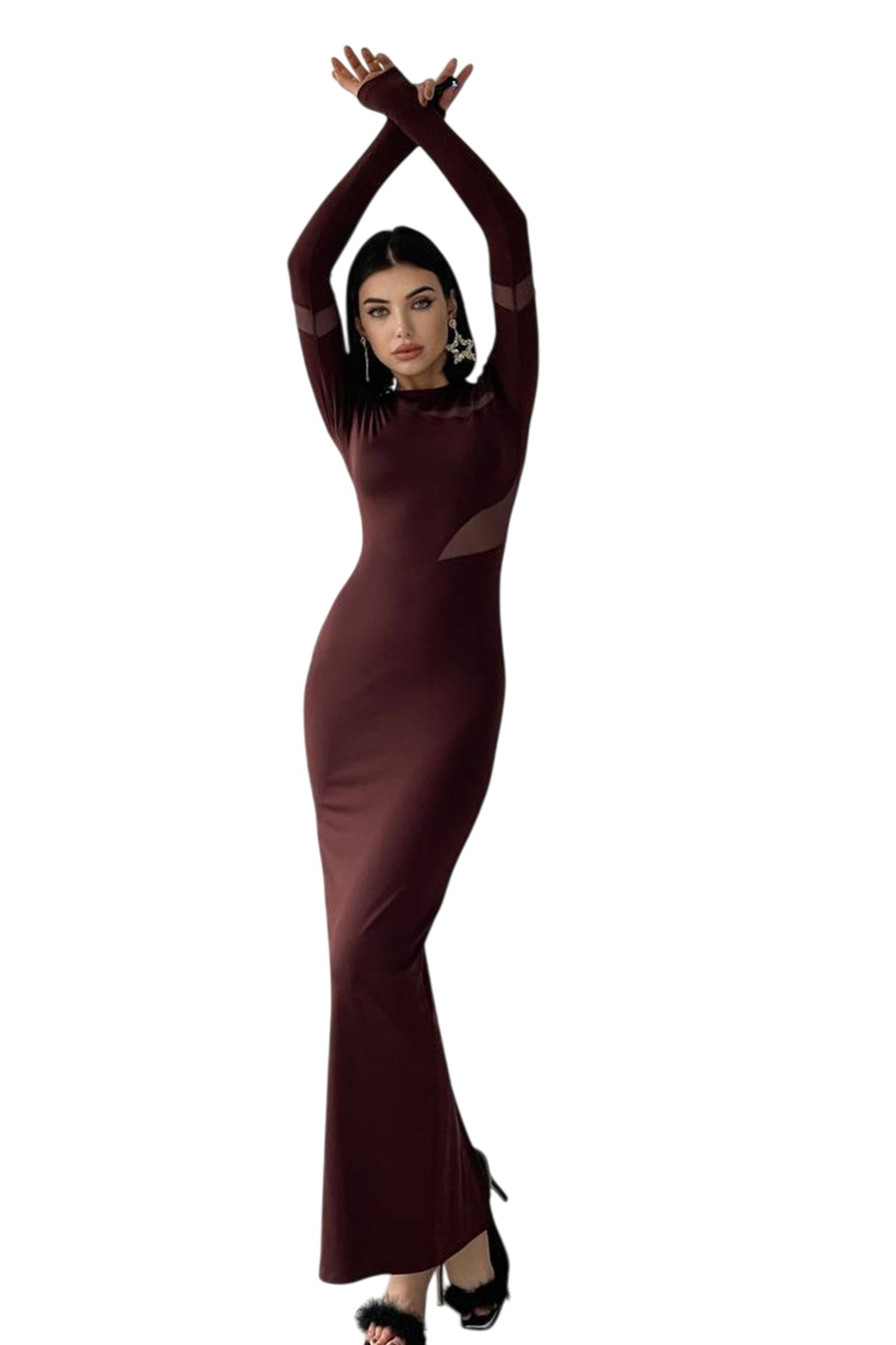 WOMAN VISION Evening dress in Brown