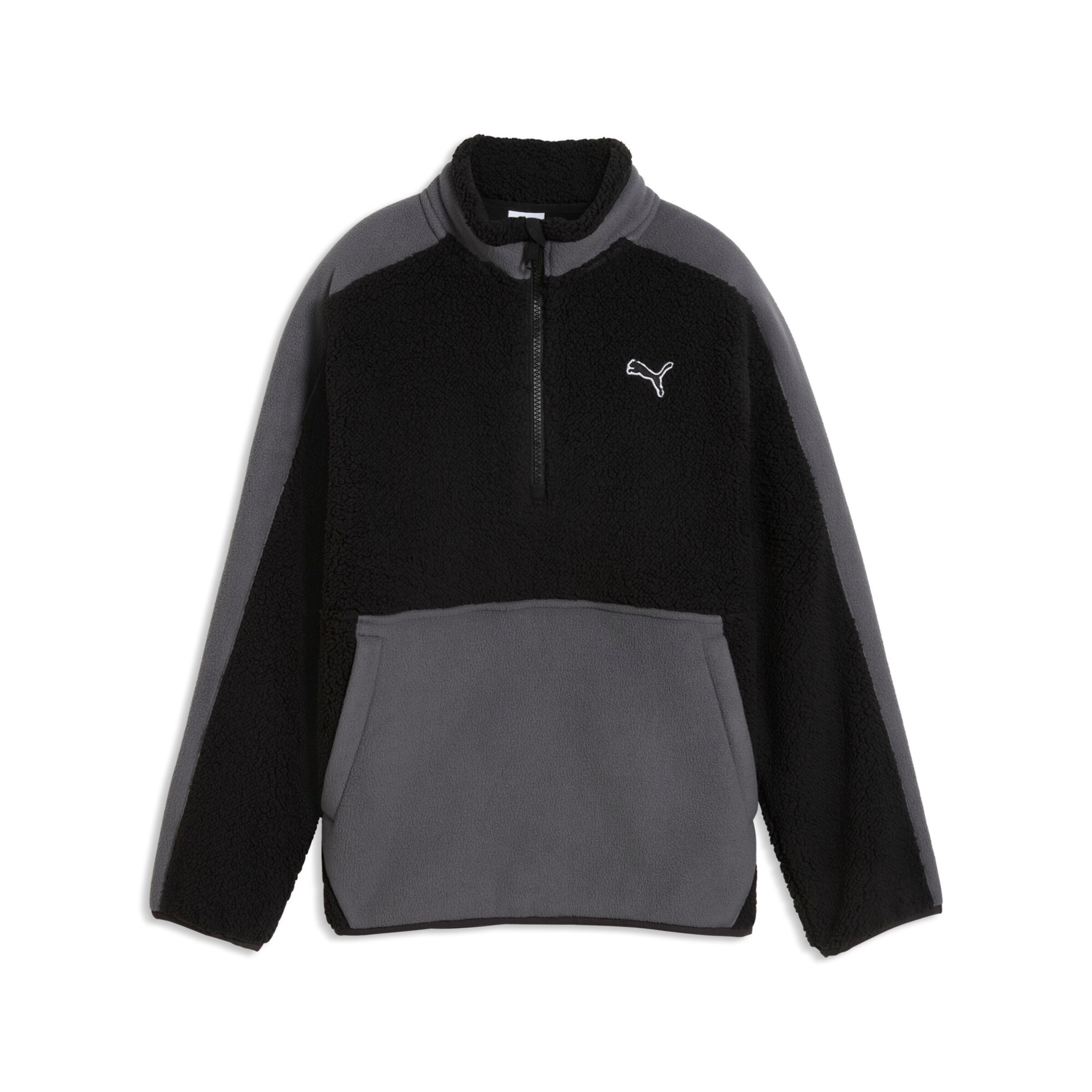 PUMA Sportpullover in Schwarz: Vorderseite