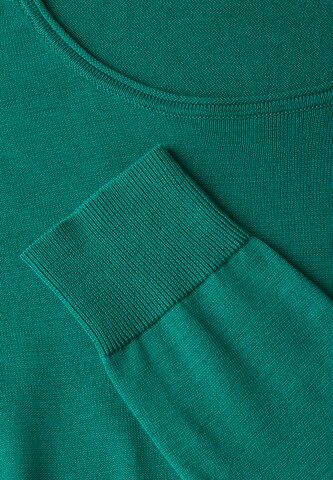 CECIL Rundhalspullover in Grün