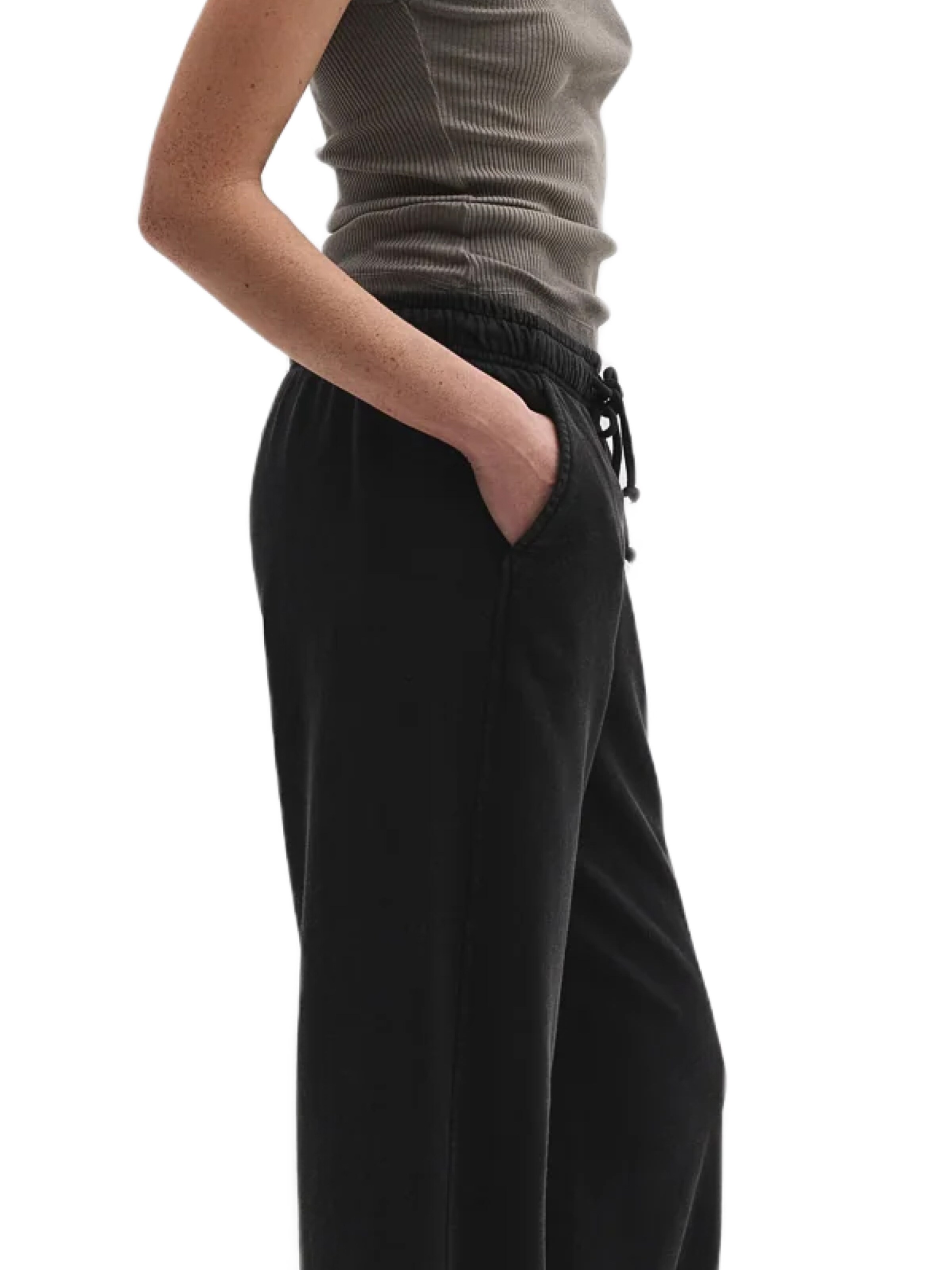 No Matter What Loosefit Broek in Zwart