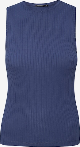 Top di GREENBOMB in blu: frontale