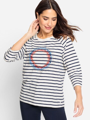 T-shirt Olsen en bleu : devant