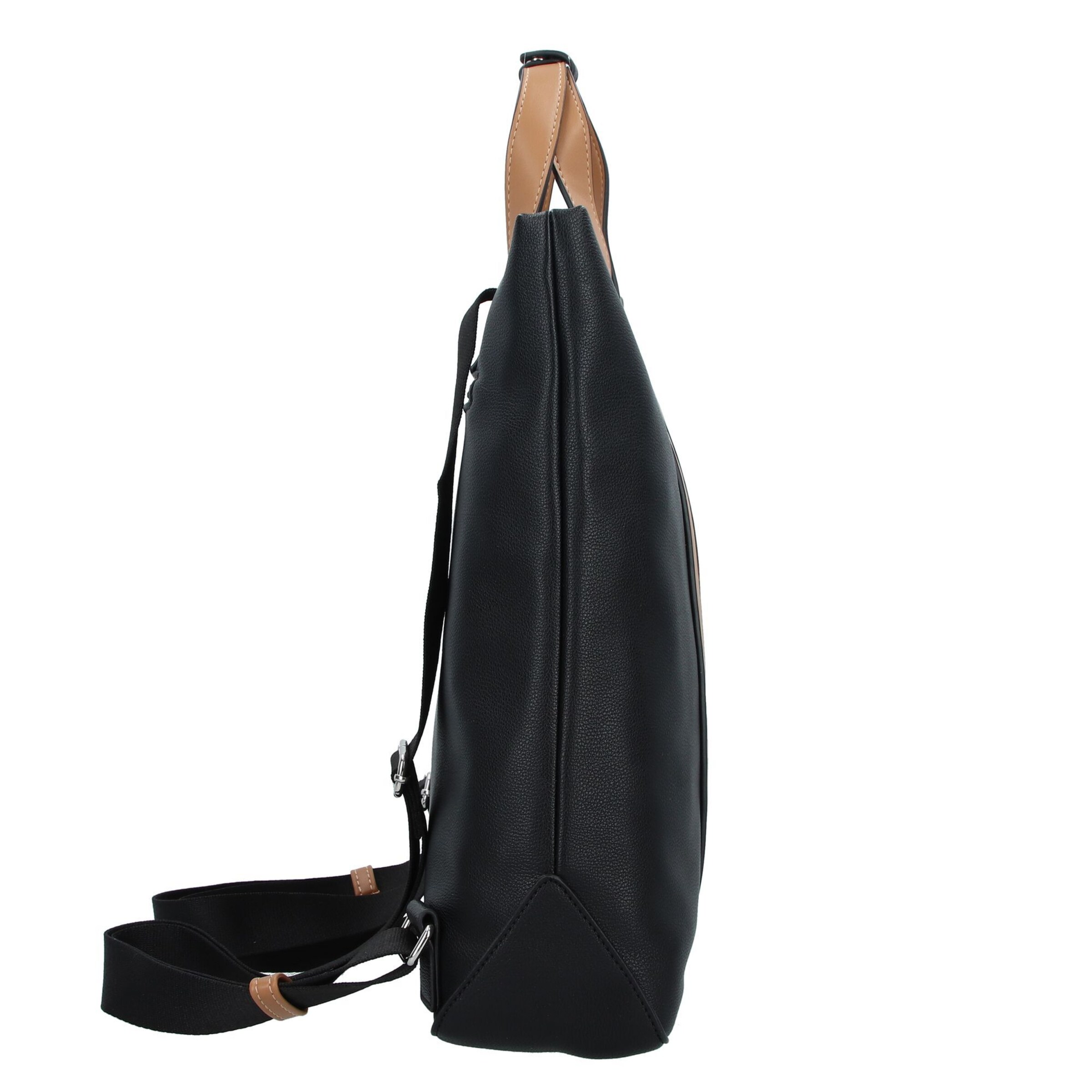 TOM TAILOR Backpack 'Zena' in Black